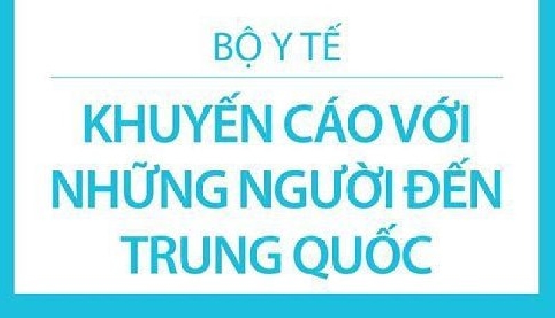 1 số khuyến cáo của Bộ Y tế về phòng chống COVID-19