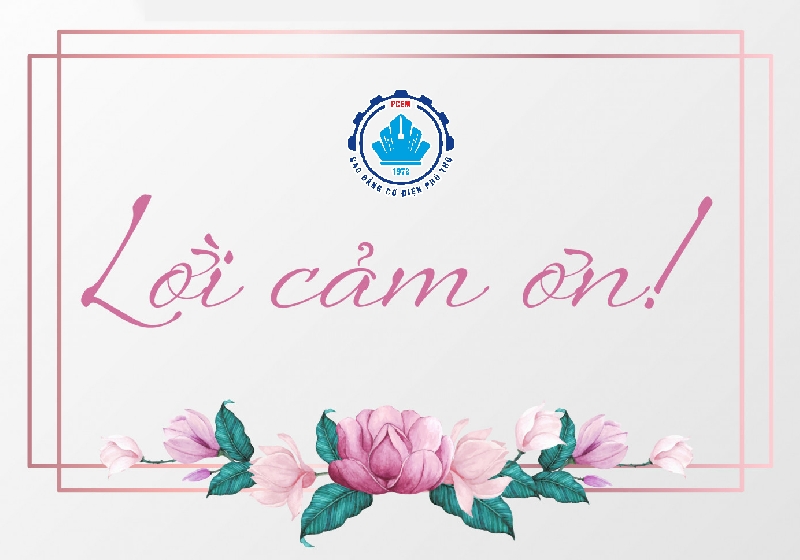 Lời cảm ơn của Hiệu trưởng trường Cao đẳng Cơ điện Phú Thọ sau lễ kỷ niệm 50 năm ngày thành lập trường
