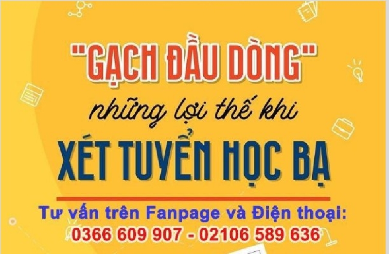 Xét tuyển ở PCEM có lợi gì