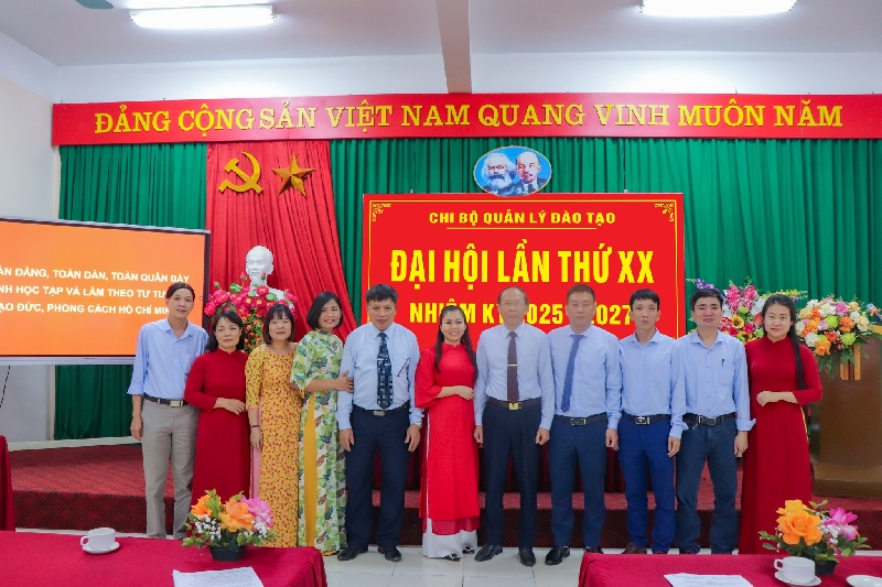 Đại hội Chi bộ Quản lý Đào tạo lần thứ XX, nhiệm kỳ 2025 - 2027