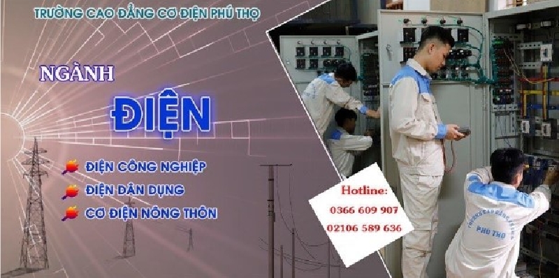 Khoa điện tuyển sinh nhóm nghề Điện và Cơ điện