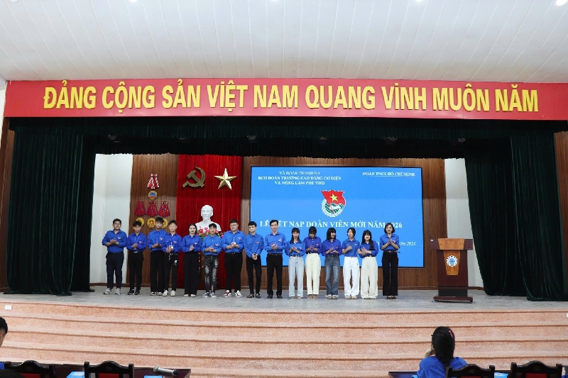 Tuổi trẻ Trường Cao đẳng Cơ điện và Nông lâm Phú Thọ: Khát vọng cống hiến và bản lĩnh tiên phong dưới cờ đoàn quang vinh