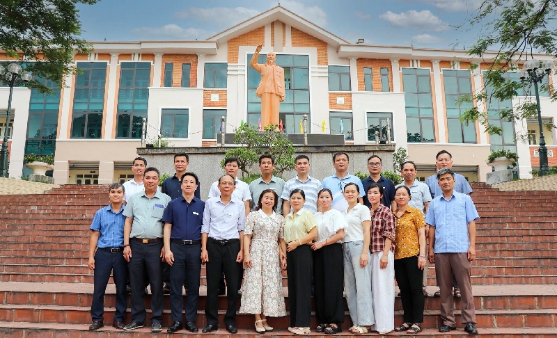 Thúc đẩy hợp tác đào tạo: Trường Cao đẳng cơ điện và Nông lâm Phú Thọ đón đoàn công tác Trung tâm GDNN – GDTX  Hoàng Su Phì